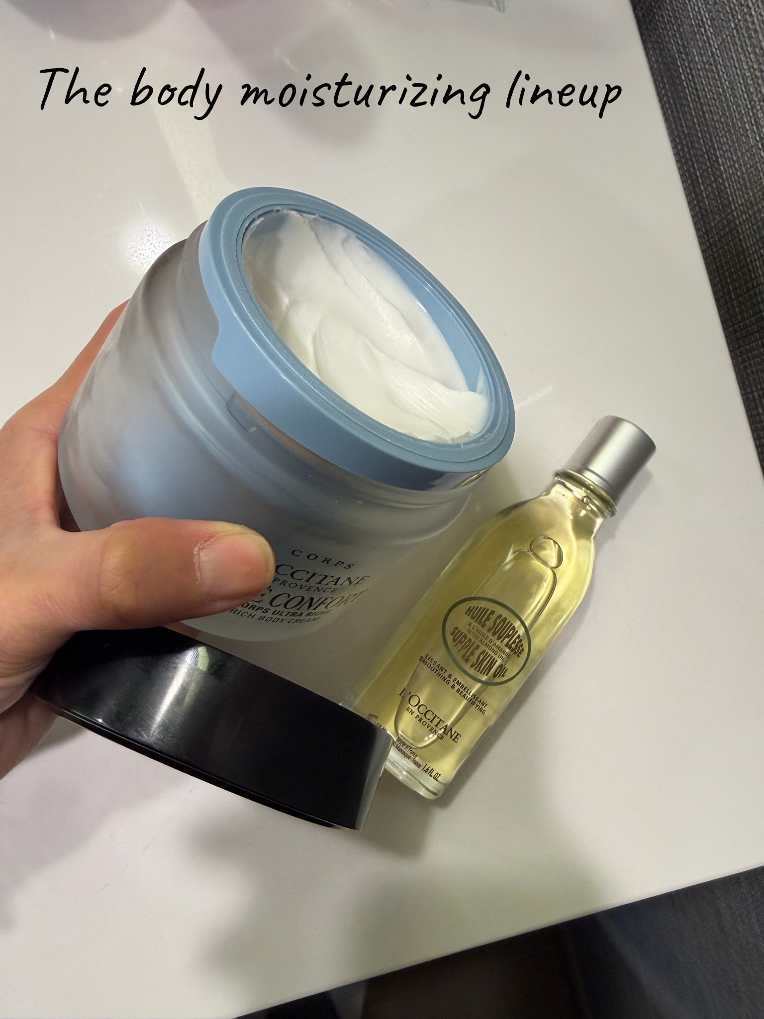 Body moisturizing cream and body oil. Perfect for summer. @loccitane

#LTKU #LTKOver40 #LTKBeauty