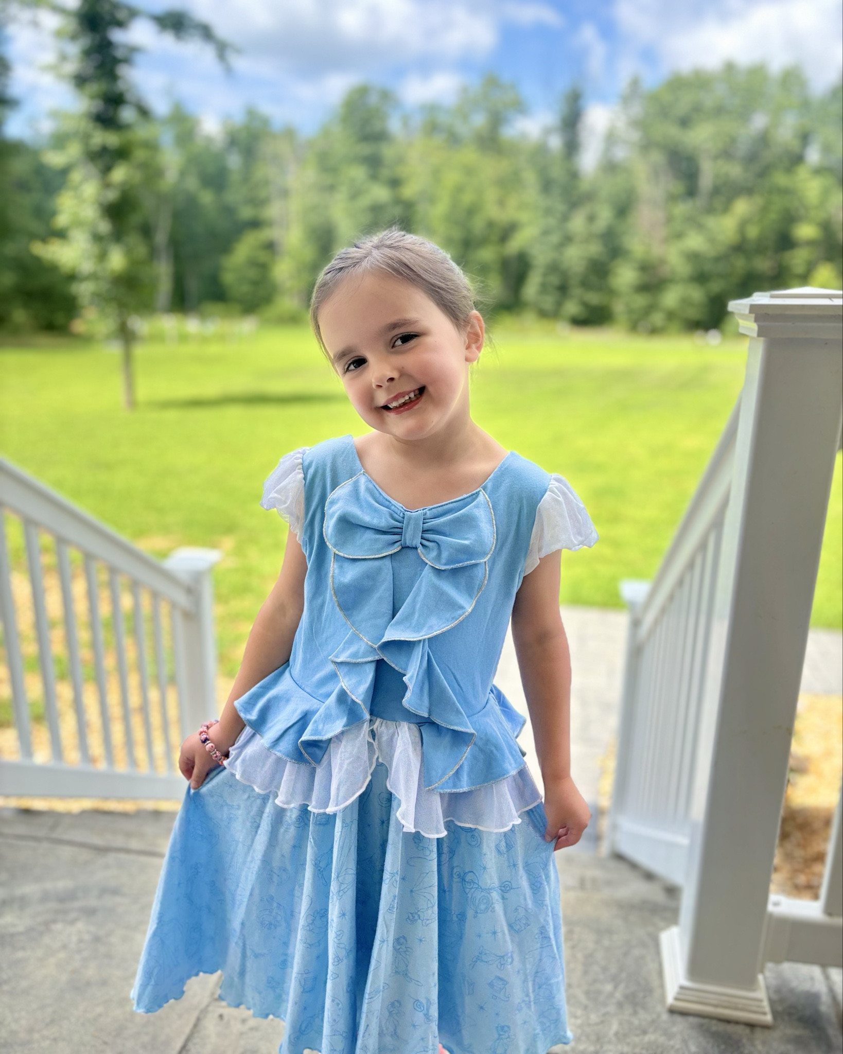 Our little Cinderella! 
My little girl loves her Cinderella Play dress from Disney Store. Very comfortable & great for the parks. 

The material is great quality for the price. It is also breathable which is a perk in the summer heat at Disney World. 

#disney #disneyprincess #princess #shopdisney #ltkdisney 

#LTKKids #LTKFindsUnder50 #LTKSaleAlert