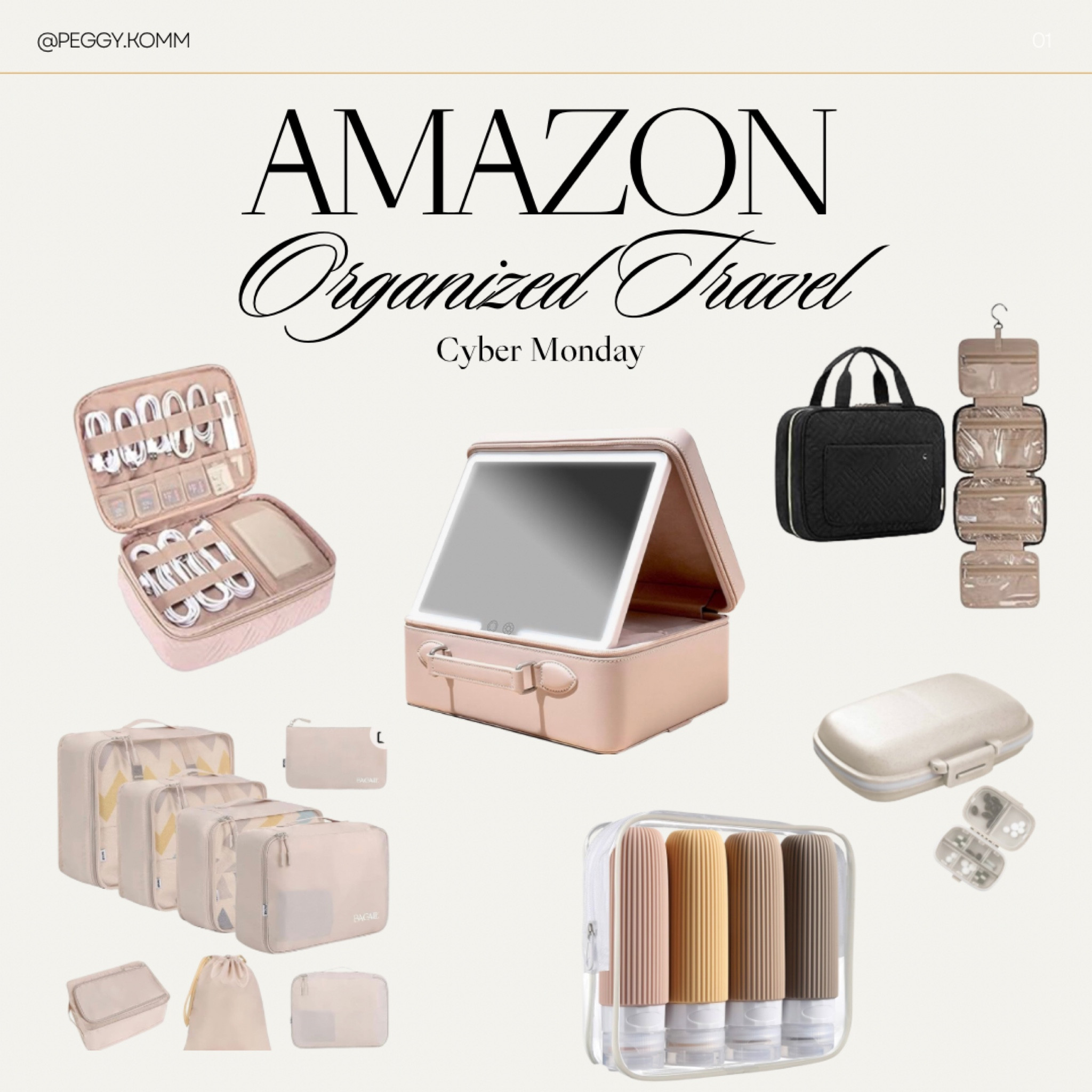 When it comes to traveling, organization is key! Amazon having amazing cyber Monday sales on my favorite travel essentials! 

#LTKGiftGuide #LTKCyberWeek #LTKtravel