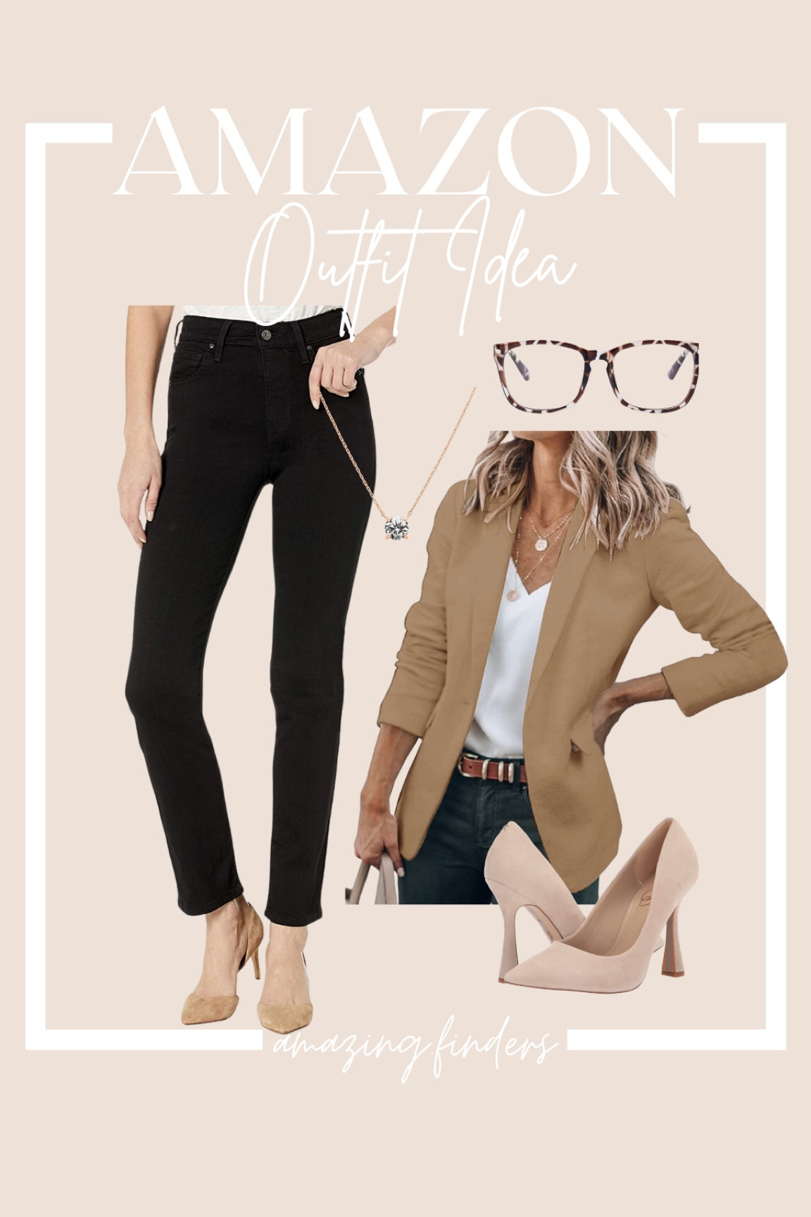 Amazon workwear.  Workwear outfit ideas. Blazer. Work pants 

#LTKfit #LTKstyletip