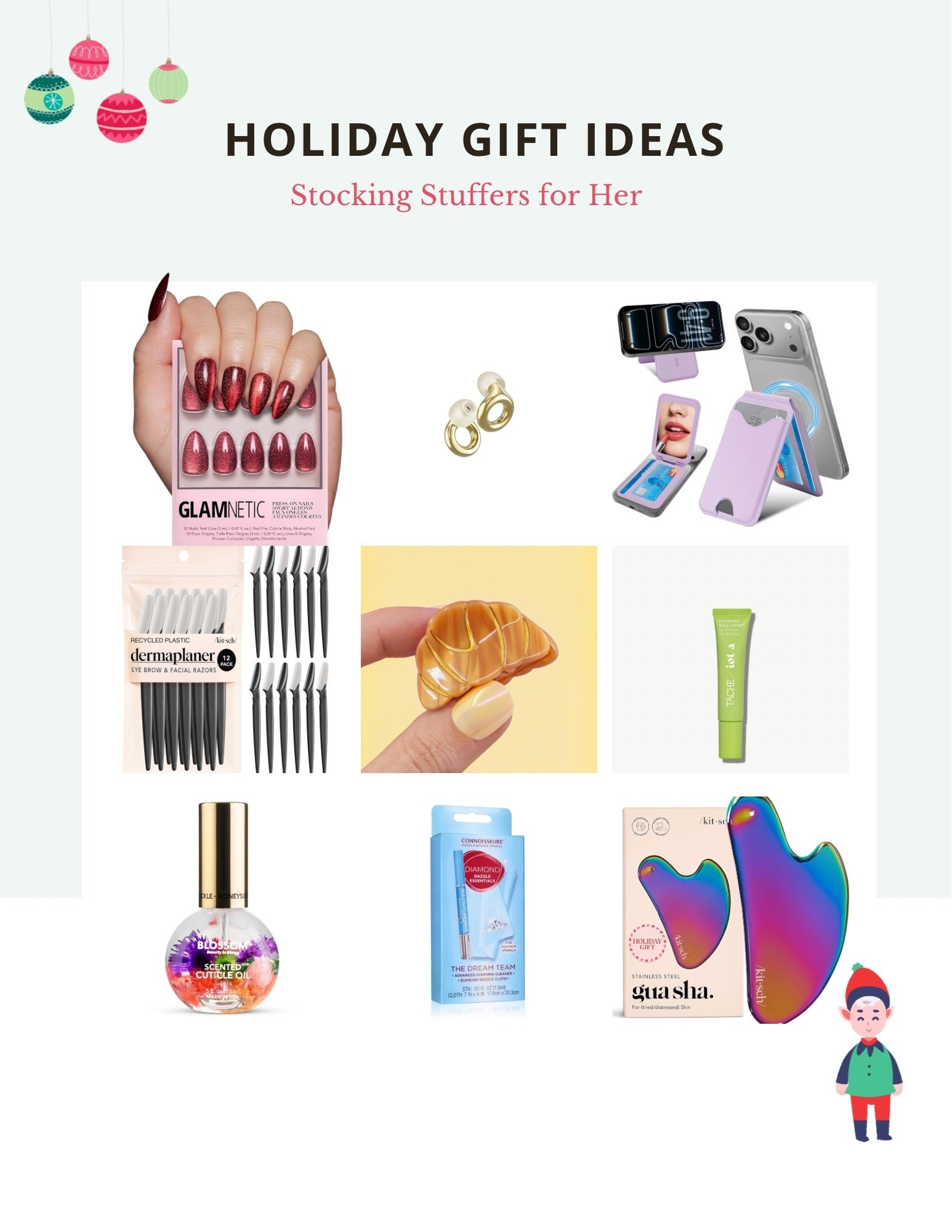 Stocking stuffer ideas for her. Gifts that are perfect for your girlfriends! Beauty and style finds!

#LTKHoliday #LTKCyberWeek #LTKGiftGuide