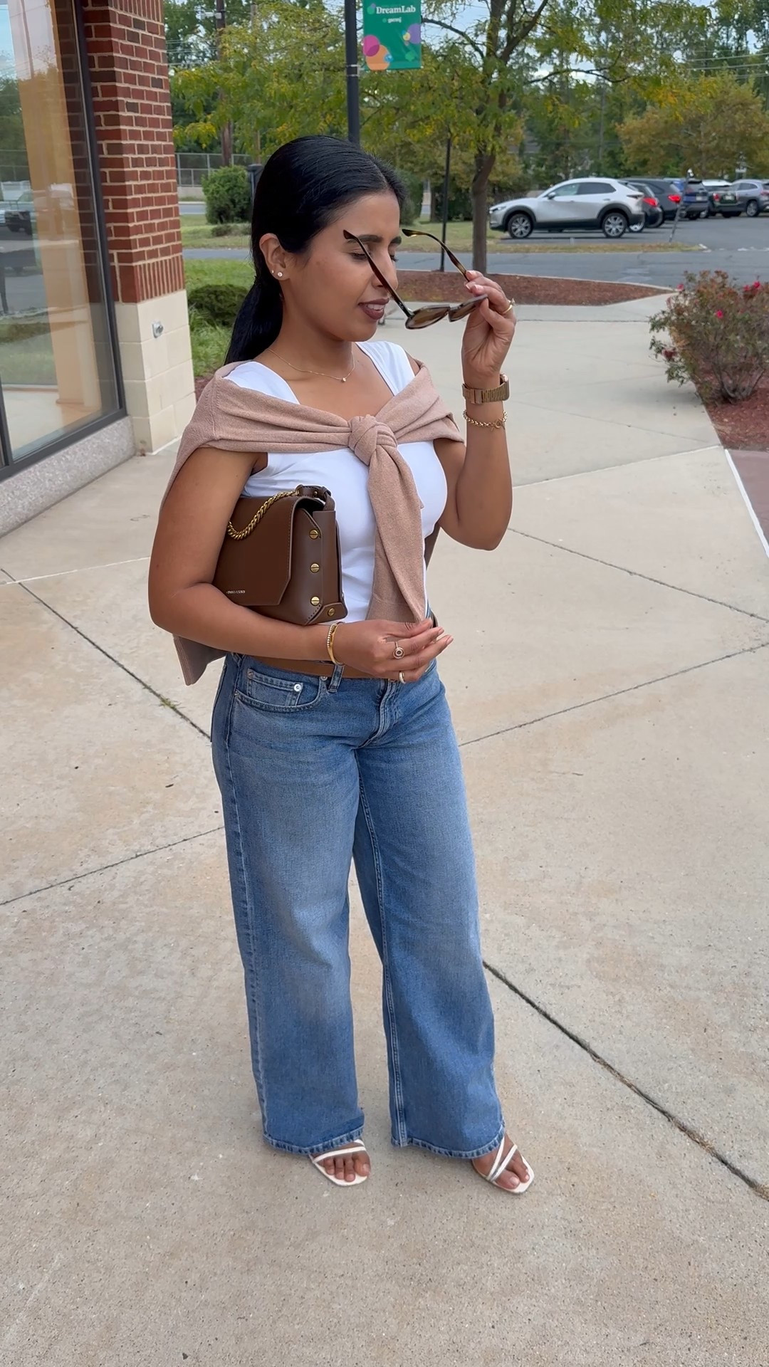 Early fall/ denim look/ sweater weather/petite picks/ mocha mousse/ color of the year/ everlane/ mid rise jeans 

#LTKSeasonal #LTKItBag #LTKPetite