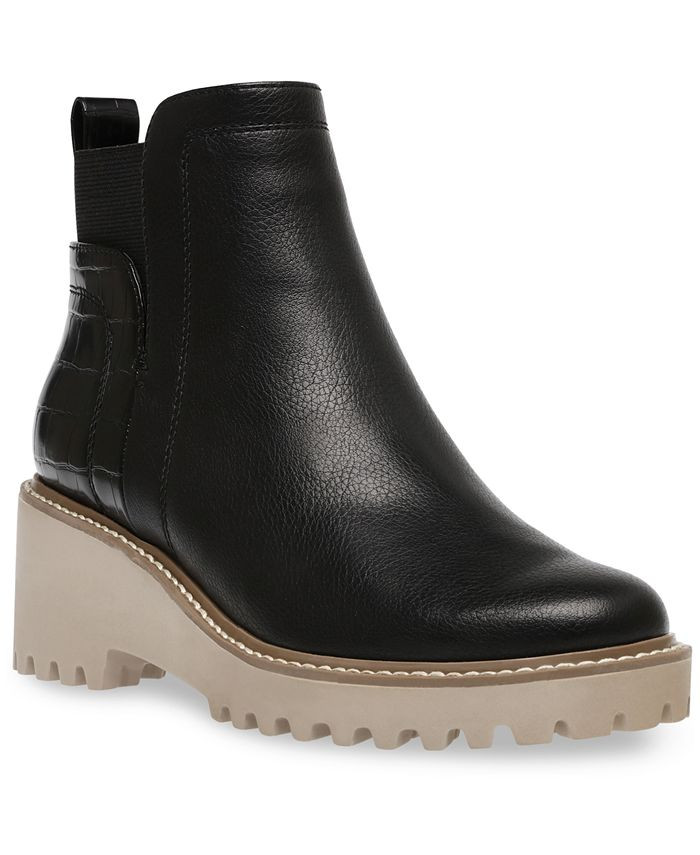 DV Dolce Vita Rielle Wedge Lug Chelsea Booties & Reviews - Booties - Shoes - Macy's | Macys (US)