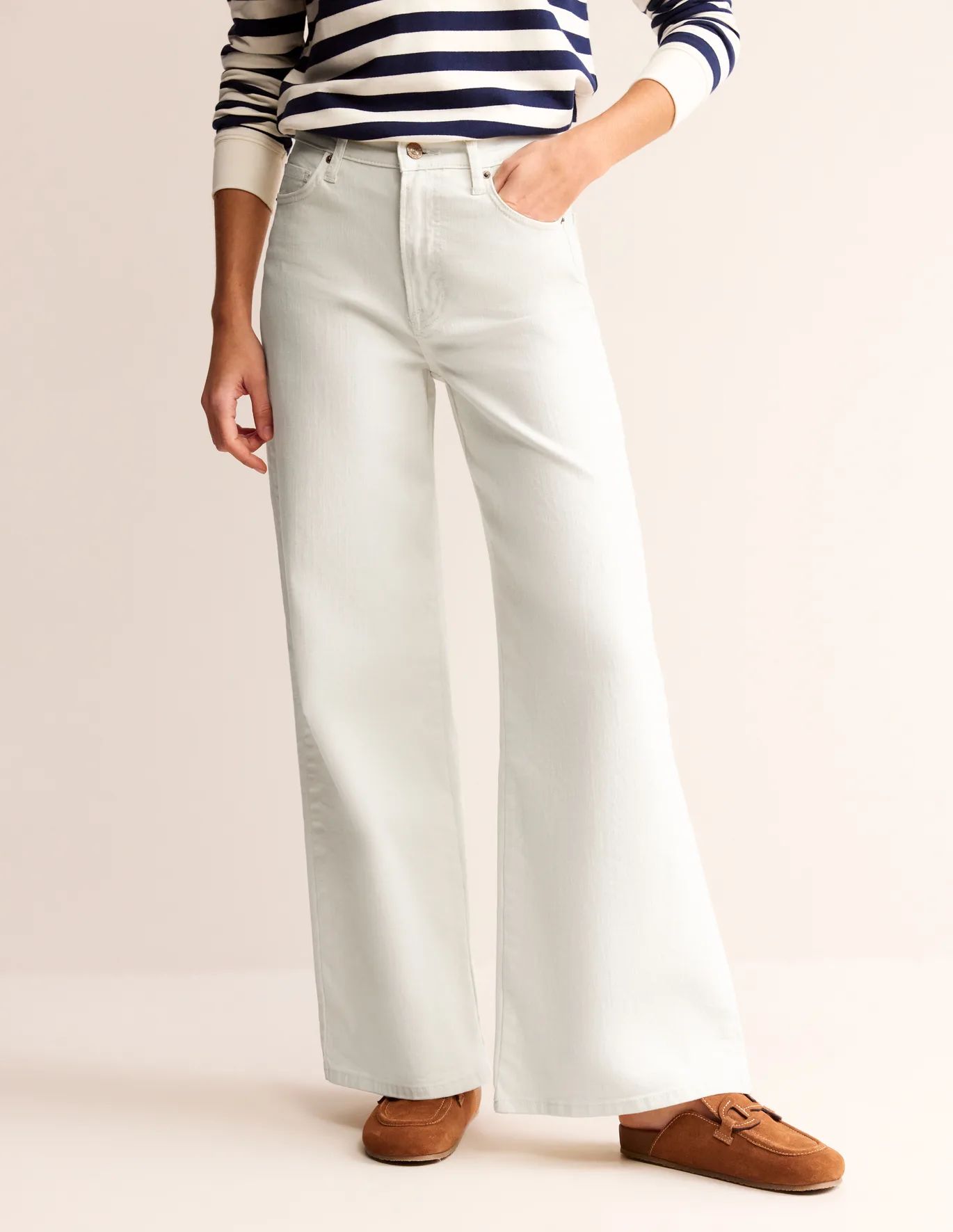 High Rise Wide Leg Jeans | Boden (UK & IE)