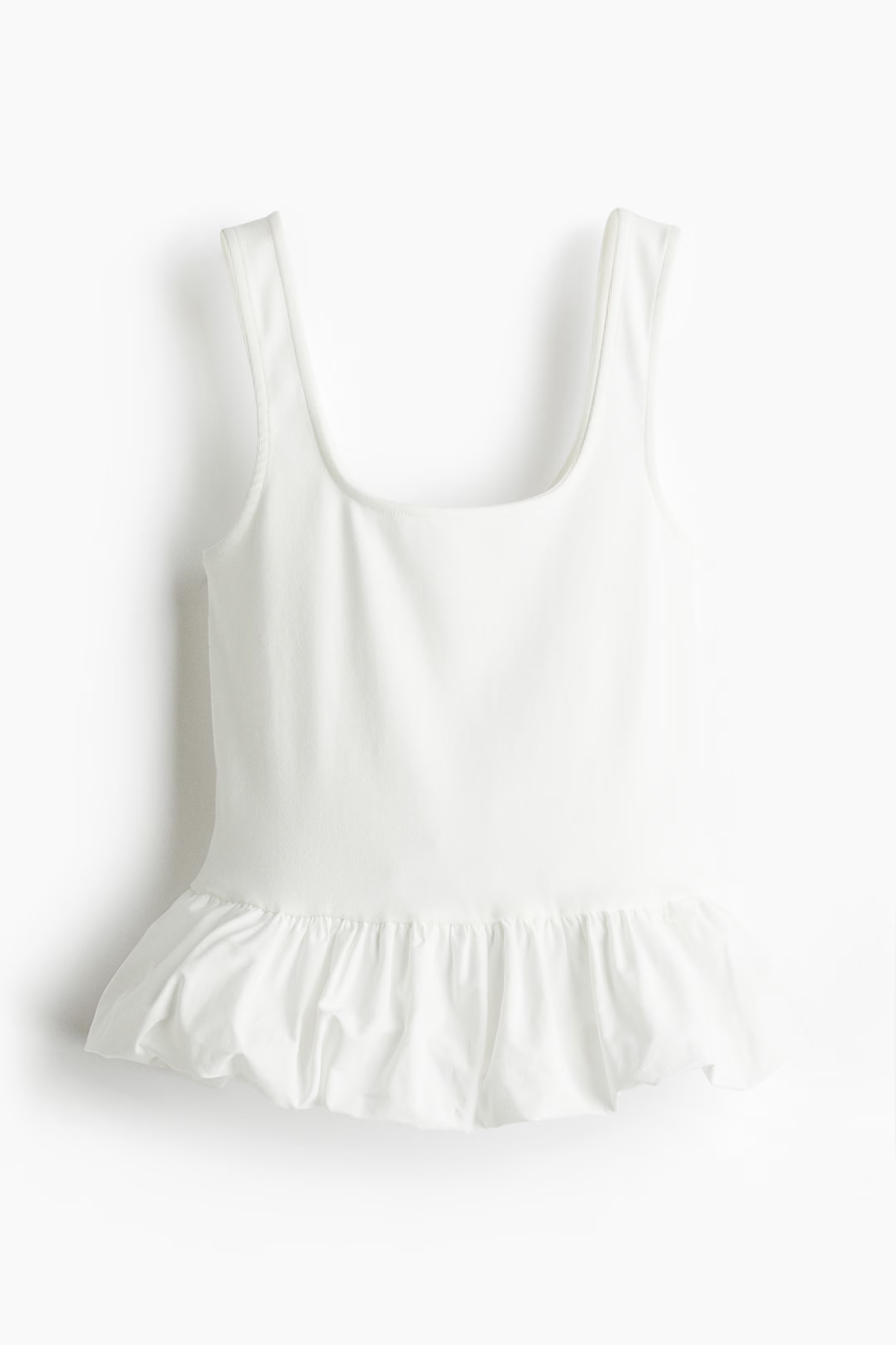 Bubble-Hem Tank Top | H&M (US + CA)