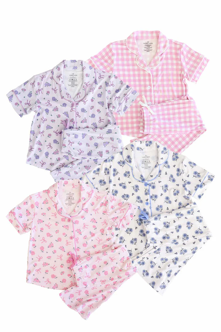 Girl's Two Piece Flare Lounge Sets | Caden Lane