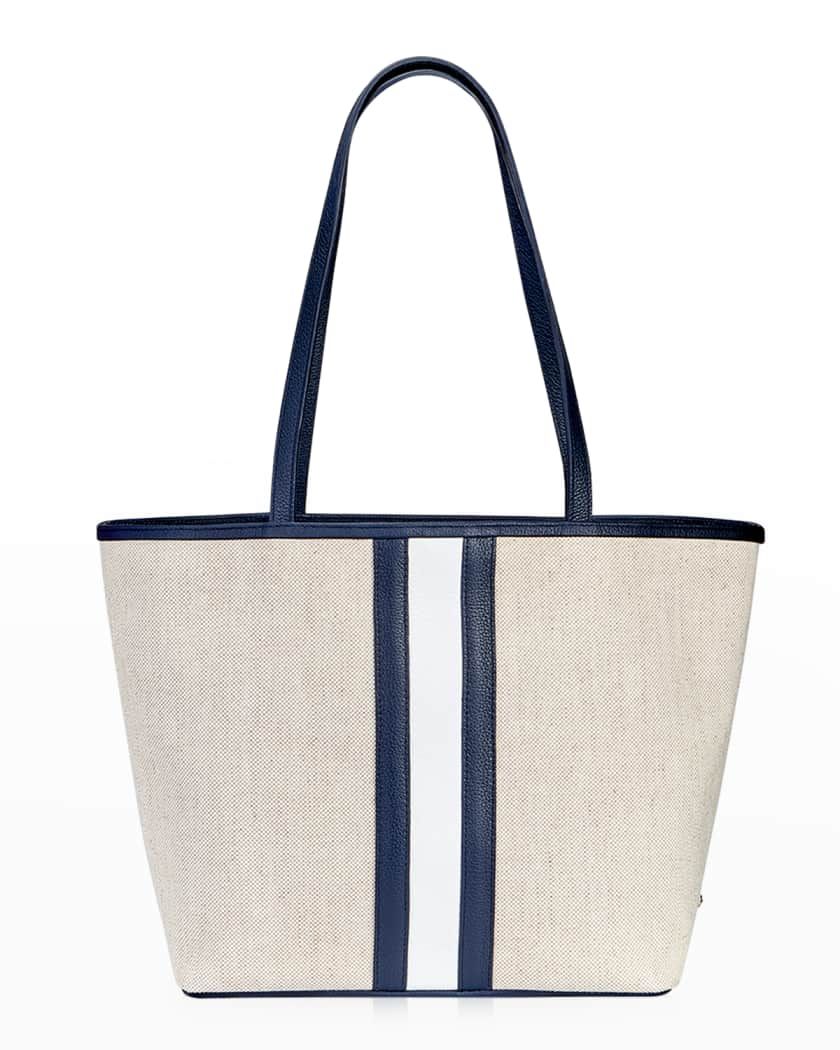 Gigi New York Isla Striped Canvas Tote Bag | Neiman Marcus