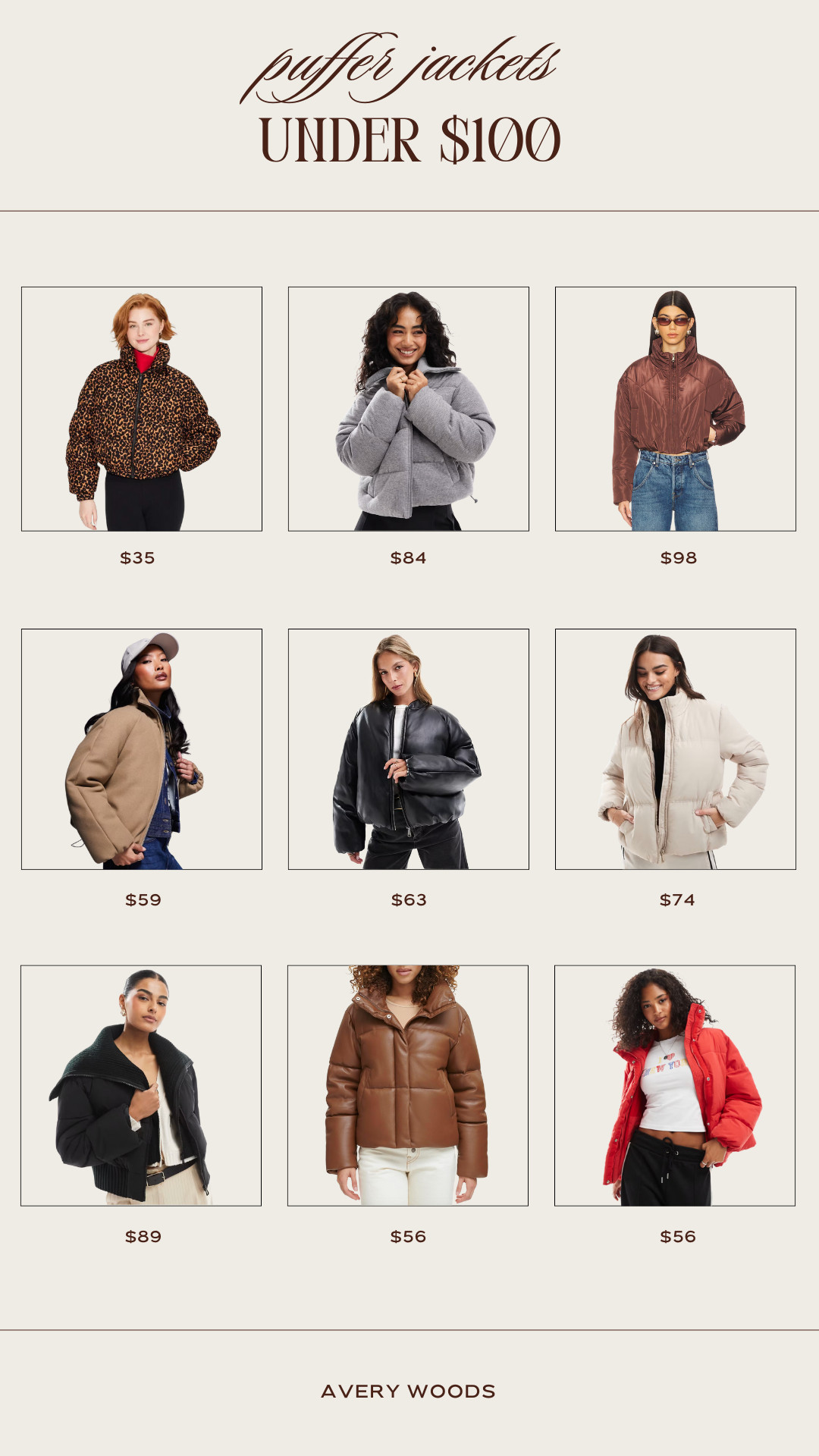 puffer jackets under $100 

 #LTKFindsUnder50 #LTKFindsUnder100
