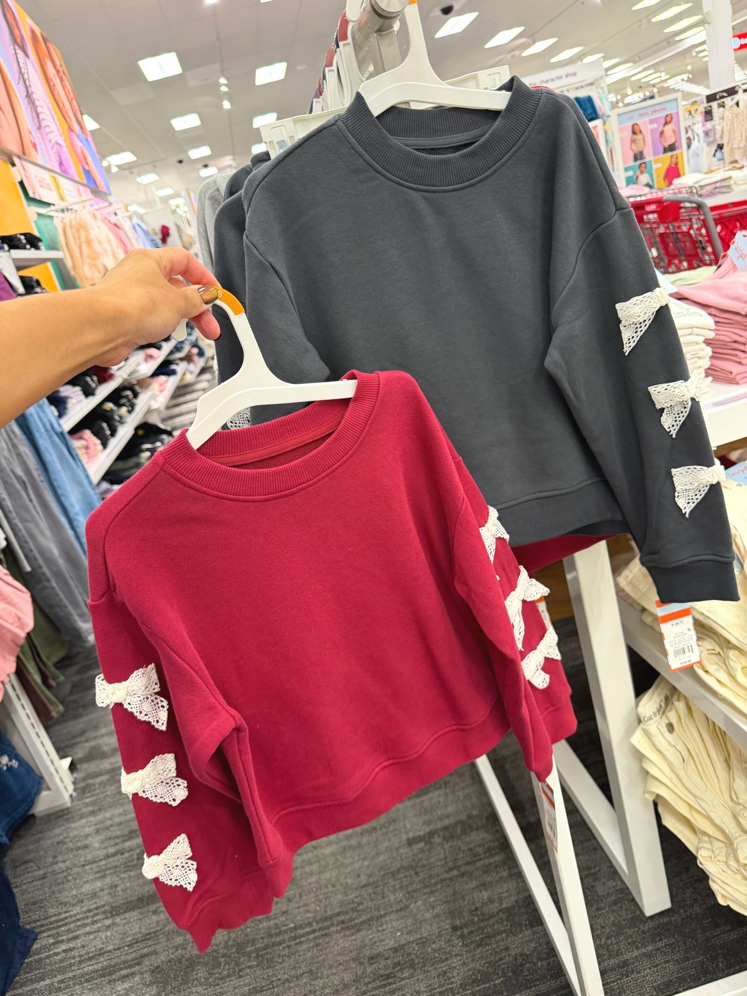 Girls' Long Sleeve French Terry Bow Pullover Sweatshirt - Cat & Jack @Target #target #targetstyle #newatarget #artclass #kidssweatshirts #softsweaters #kidsfalllooks

#LTKootd #LTKKids #LTKTravel