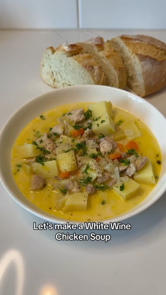Let’s make a White Wine Chicken Soup!
Here’s the recipe ❤️
https://wolfcaster.kitchen/recipes/f/white-wine-chicken-soup

#LTKdayinmylife #LTKfoodie #LTKHome