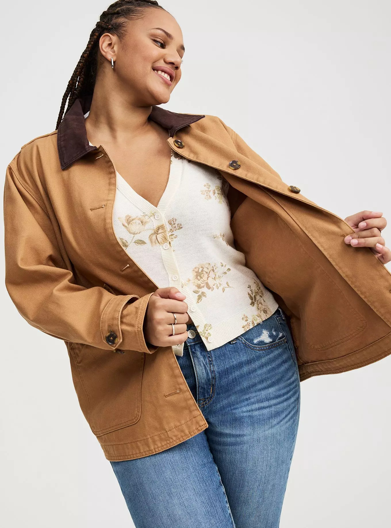 Twill Barn Jacket | Torrid (US & Canada)