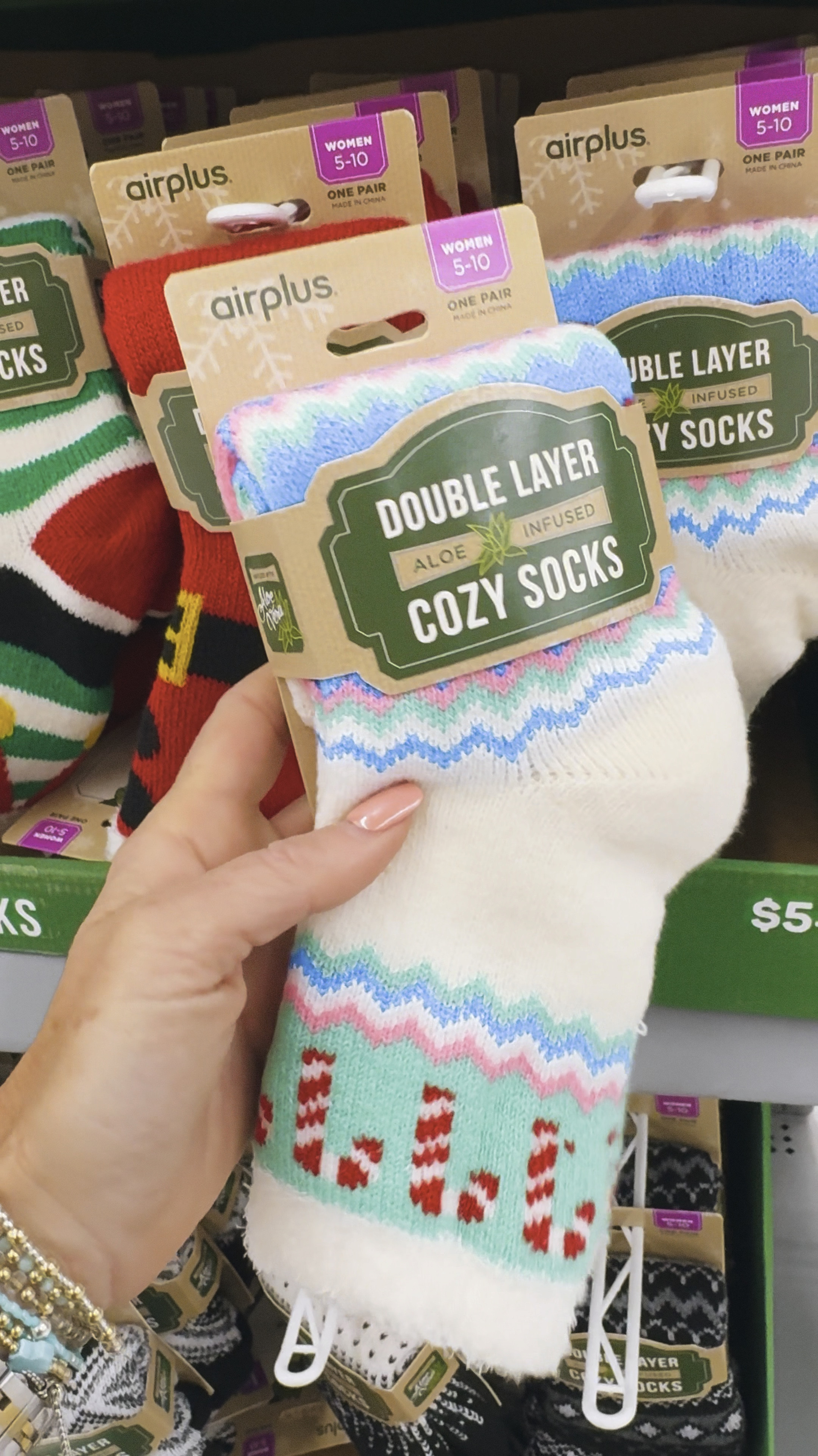 Yall look how adorable and cozy these double layer socks are from Walmart!! In alll the cutest Christmas designs!  

#walmart #walmartfinds 

#LTKSeasonal #LTKHoliday #LTKGiftGuide