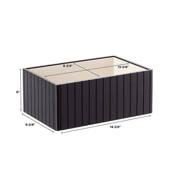 The Container Store Artisan Pine Bin | The Container Store