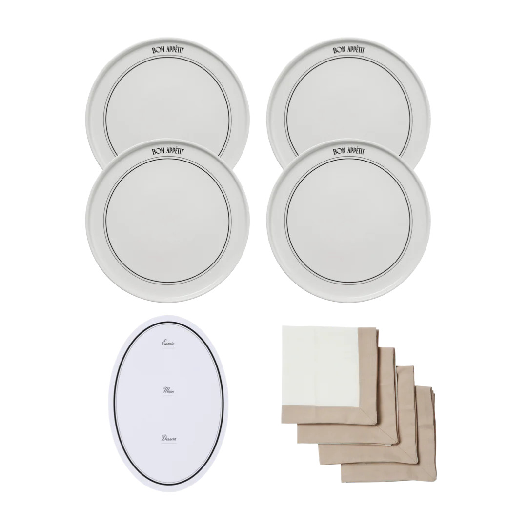 Black Bon Appétit Set | In the Roundhouse