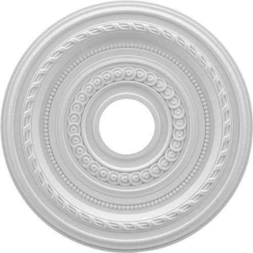 Ekena Millwork CMP16CO Cole Thermoformed Pvc Ceiling Medallion, 16"Od X 3 1/2"Id x 1"P, White (Fi... | Amazon (CA)