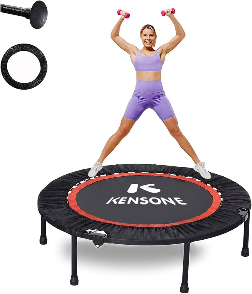 KENSONE 40" Mini Trampoline Rebounder Trampoline for Adults Small Fitness Trampoline for Kids Bou... | Amazon (US)