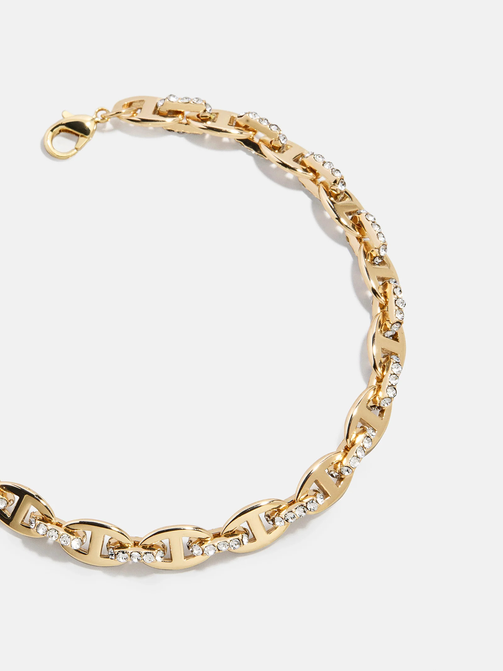 Thalia Mariner Chain Bracelet - Gold/Pavé | BaubleBar