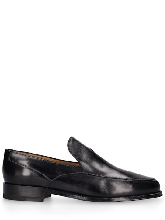 20mm Enzo leather loafers | Luisaviaroma