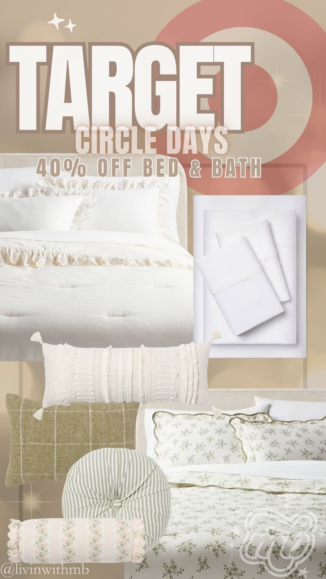 40% off bedding & bath at Target! 🙌🏼

#LTKHome #LTKSaleAlert