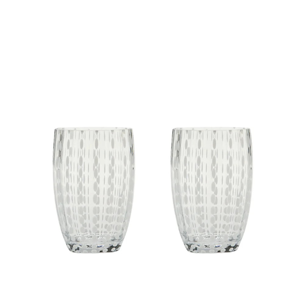 Zafferano Perle Tumbler, Set of 2 - Transparent | Sabavi Home
