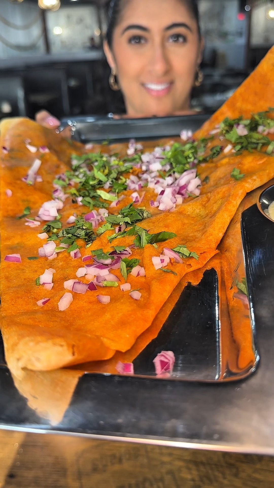 Delicious authentic, home-style Indian cuisine in Greensboro 🇮🇳🍛✨

Mint Indian Cuisine & Bar in Greensboro is serving up crispy South Indian dosas to flavorful North Indian curries, plus a whole plethora of Indian street food you won’t find anywhere else in the area!

Mint brings the flavors of India all under one roof!🇮🇳🪷

✨ Here’s why you’ll love it:
🍽️ All-you-can-eat lunch buffet 
🥘 Signature dishes like butter chicken, goat curry & biryani
🌱 A full vegetarian menu with favorites like chana masala & palak paneer
🥪 Street food gems: vada pav, dabeli & kachori
🍹 Full bar options!
🎨 Colorful murals & seating for over 100 people!

👋🏽 Fun fact: In Indian culture, it’s customary to eat many dishes with your hands, it’s all part of the experience! 🙌🏽

📍 1315 A Bridford Parkway, Greensboro NC
⏰ Open daily for lunch + dinner
🔗 @mintgso 

Come hungry, leave happy like me 😋

#indian #indianfood #indiancuisine #indianstreetfood #indianfoodbloggers #indianfoodlovers #indianfoodiesquad #dosa #idli #idlisambhar #idlisambar #panipuri #panipurilovers #naan #garlicnaan #tandoori #tandoorichicken #tandoorifish #tandoorinaan #butterchicken #chickentikka #chickentikkamasala #vadapav #gobi #gobimanchurian #triadfoodies #greensboro #greensborofoodie #greensborofood #greensboronc

#LTKSeasonal #LTKFallSale #LTKFindsUnder50