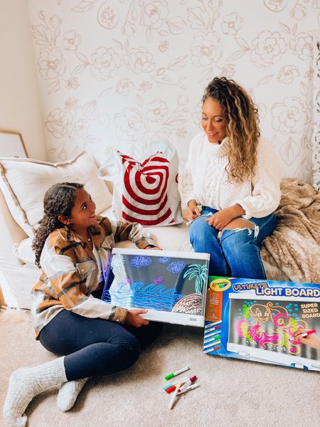 #AD THIS is one of Roxy’s favorite gifts so far! When I saw this at @target, I instantly knew she would love the @Crayola Ultimate Light board. With its vibrant LED illumination, it transforms ordinary drawings into captivating works of art, providing children with hours of creative fun. What makes it even more impressive is its reusability; a simple wipe with the included washable markers, and the canvas is ready for a new masterpiece. This not only sparks creativity but also promotes sustainability, making it an ideal gift that keeps on giving. Give the gift of artistic exploration and entertainment with the Crayola Ultimate Light Board!

#Target #TargetPartner #Crayola #LTKkids 

#LTKSeasonal #LTKHoliday #LTKkids