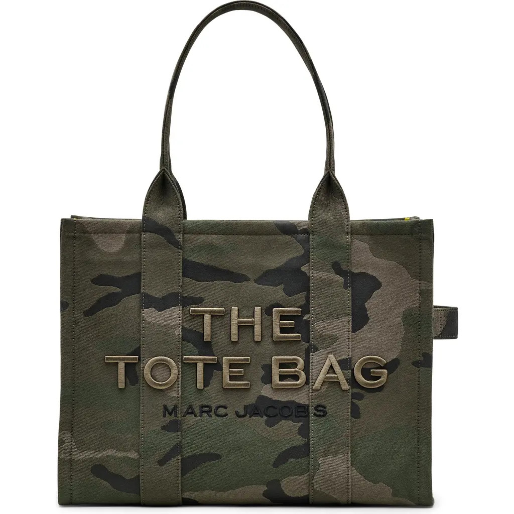 Marc Jacobs The Camo Jacquard Large Tote Bag in Camo Multi at Nordstrom | Nordstrom