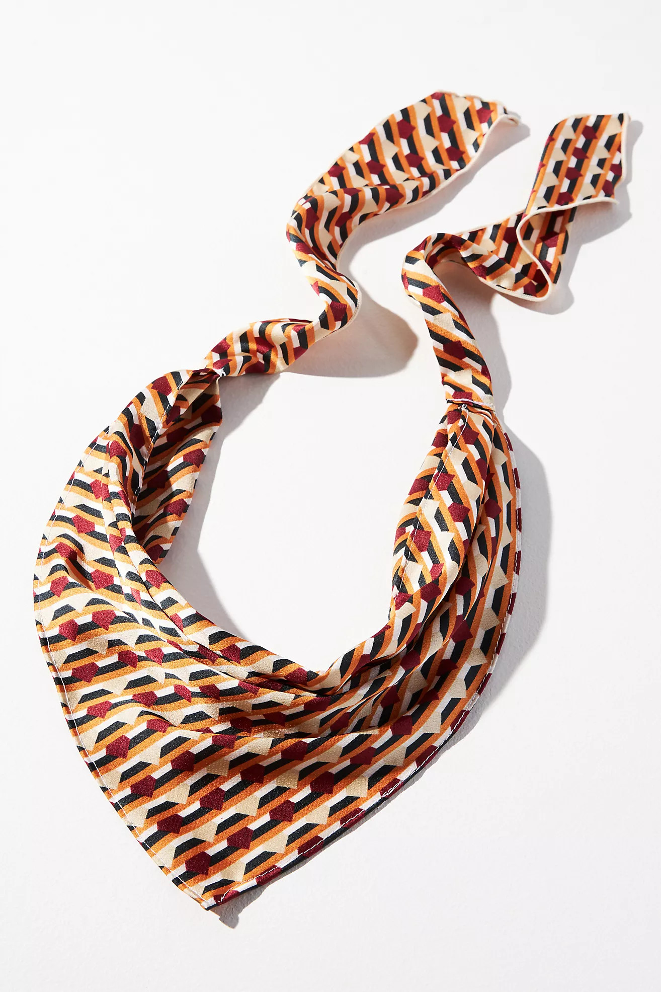 Geometric-Print Head Scarf | Anthropologie (US)