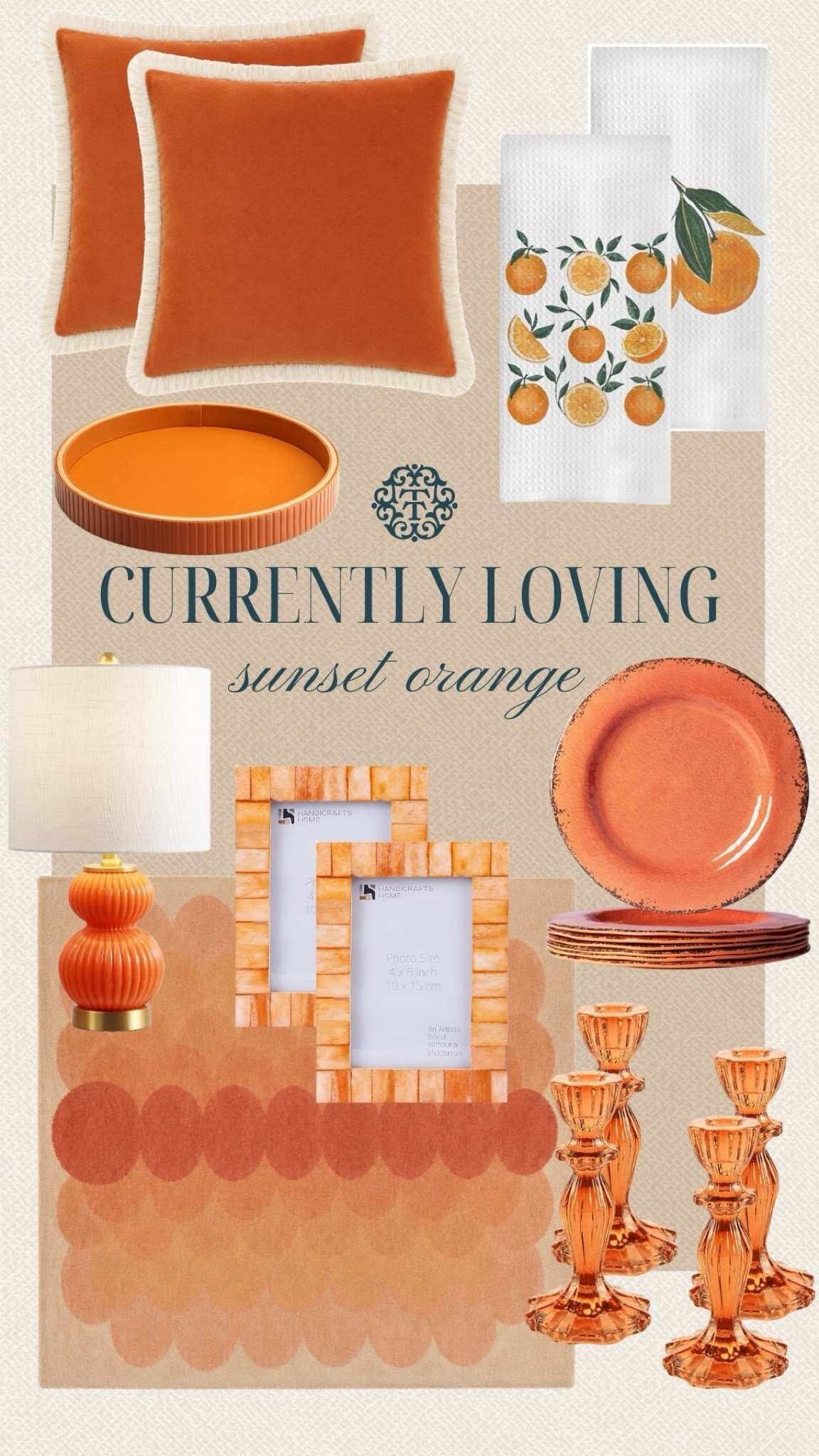 We are loving sunset orange right now. It brings such a bold, happy pop of color into a room while still feeling warm and inviting. These Amazon home finds are such a fun way to switch things up from the usual neutrals without going overboard.

#LTKOver40 #LTKHome #LTKSeasonal
