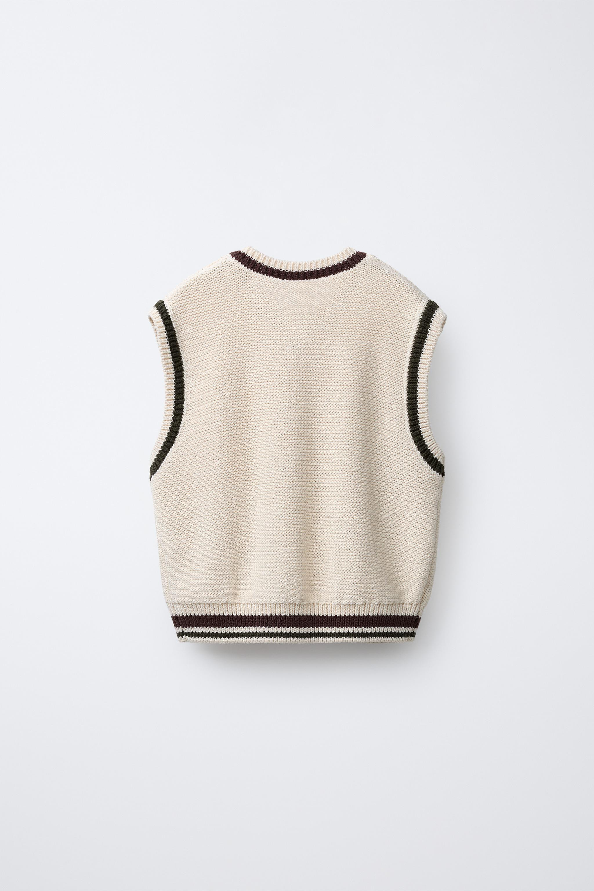 CABLE KNIT VEST | Zara Canada