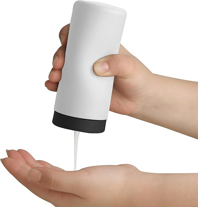 ElmRidge Dish Soap Silicone Dispenser for Kitchen Sink,Squeeze Washing Up Liquid and Hand Soap,Ro... | Amazon (US)