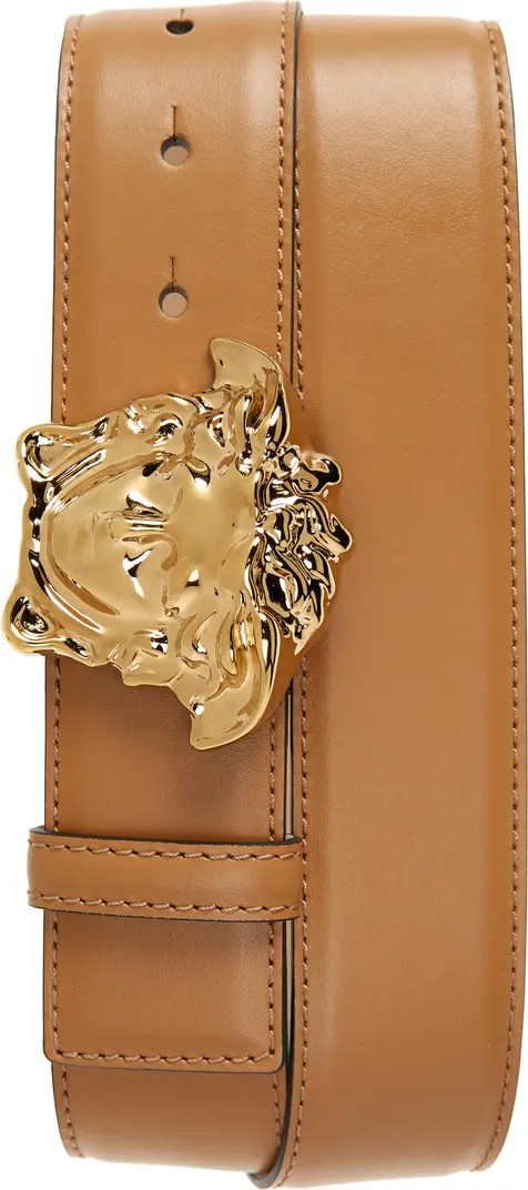 Medusa Head Leather Belt | Nordstrom