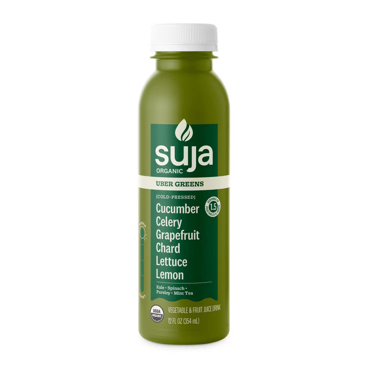 Suja Organic Uber Greens Cold Pressed Juice Drink - 12 fl oz Bottle | Target