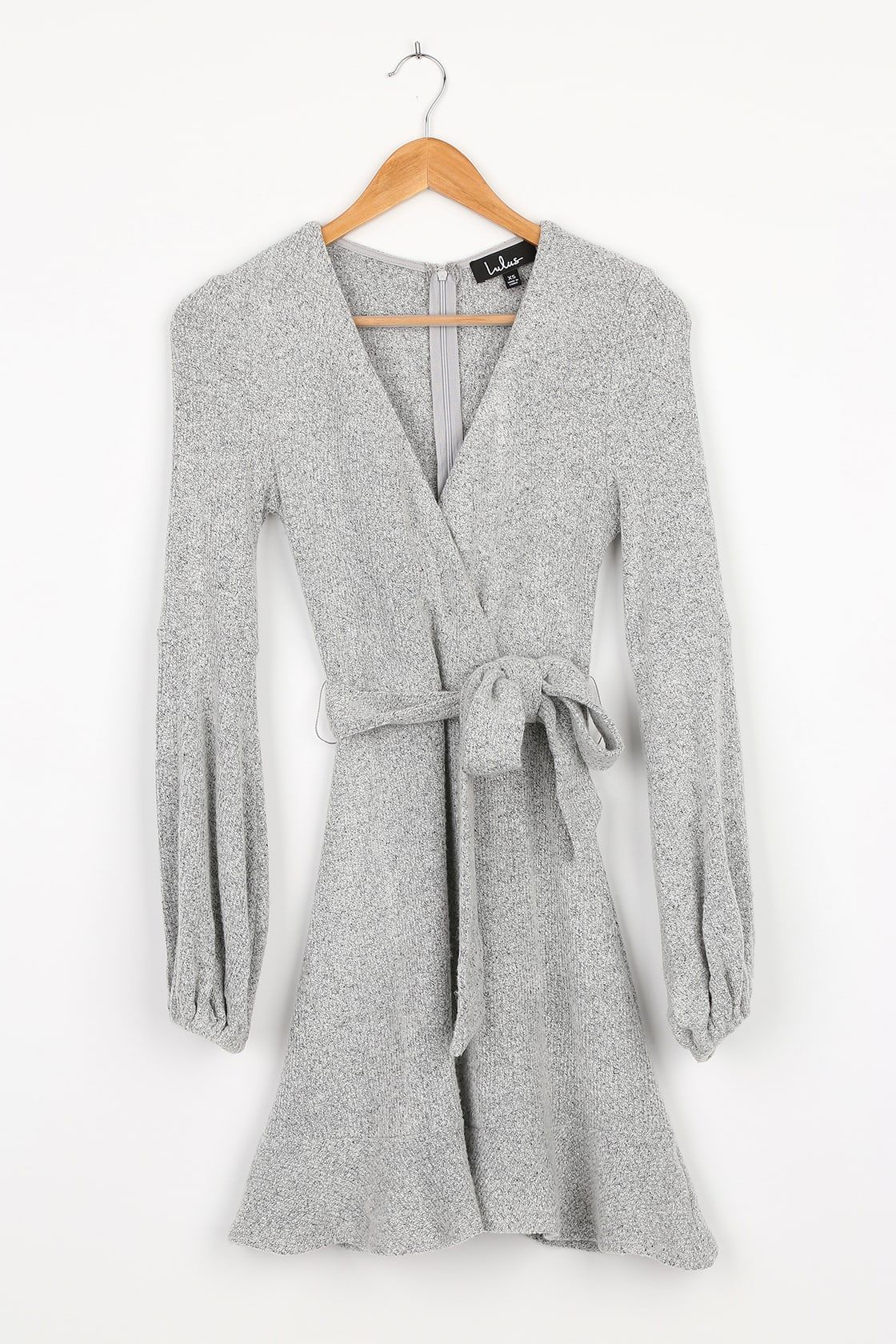 Spice Things Up Heather Grey Sweater Mini Dress | Lulus (US)