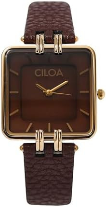 Women's Leather Strap Watch Dainty Elegant Gold Watches for Women Classic Casual Fashion Square L... | Amazon (US)