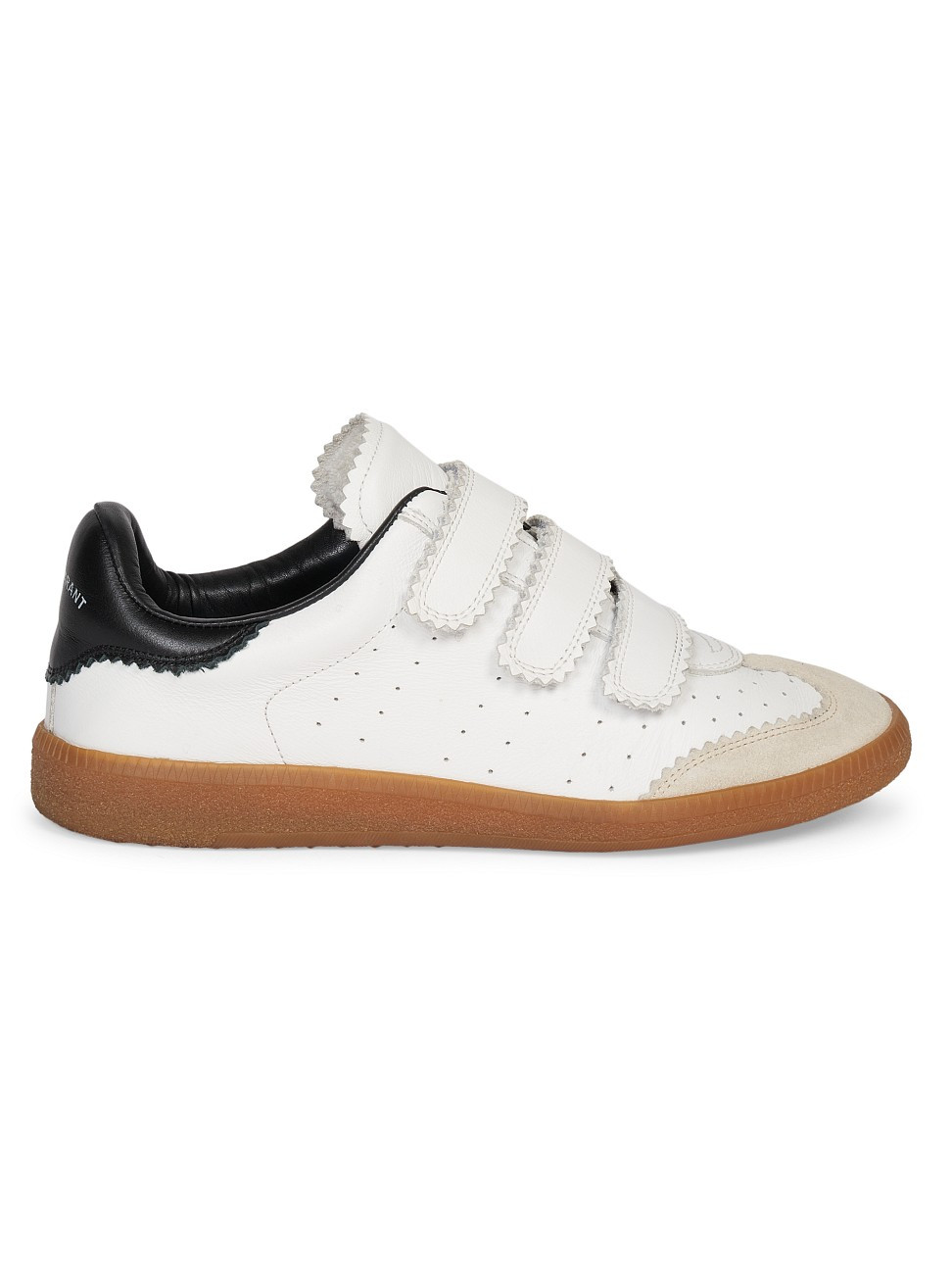 Women's Beth Velcro Leather Sneakers - White - Size 5 | Saks Fifth Avenue