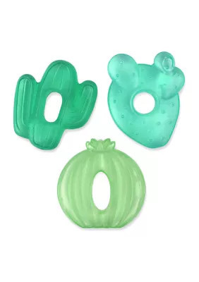Itzy Ritzy Kids Baby Cutie Coolersâ¢ Cactus Teethers - 3 Pack, Green | Belk