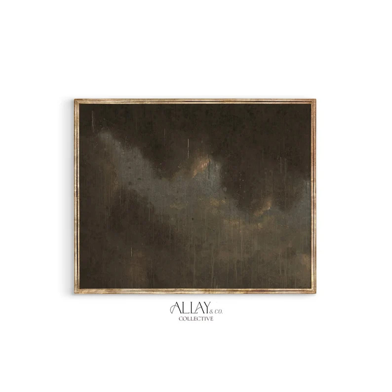 Cloud Study  Abstract Wall Art  Moody Cloud Study  Vintage - Etsy | Etsy (US)