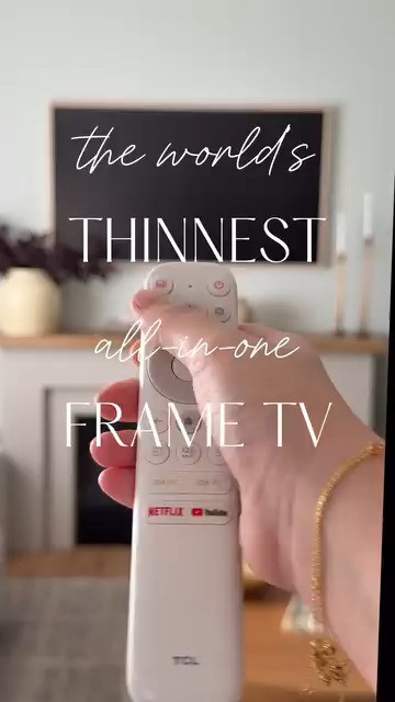 Sharing my favorite addition to our home—this gorgeous Frame TV! It’s a game-changer for blending tech with decor. Here’s why I love it:

✨ Way more affordable
✨ Comes with the bezel frame included
✨ Flush-mounted for a sleek look - only 1.1” thick 
✨ NO external box 🙌🏻! (Yes, you read that right!)
✨ Stunning picture quality at an unbeatable price



// Amazon, Amazon Finds, Amazon Home, Amazon Home Finds, Amazon Home Decor, Amazon Home Decor Finds, Amazon Home Decor Must Haves, Frame Tv, Smart Tv 

 #LTKdayinmylife #LTKSeasonal #LTKHome
