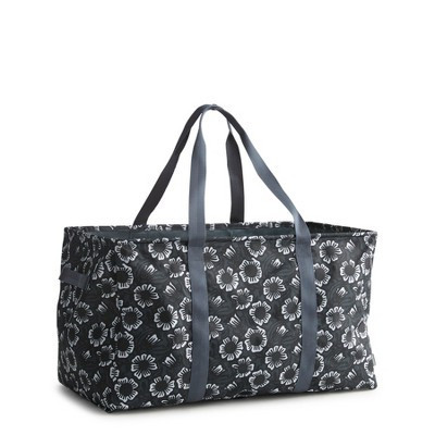 Vera Bradley Women's Ripstop Large Utility Tote Bag Canopy Floral Dark Slate | Target