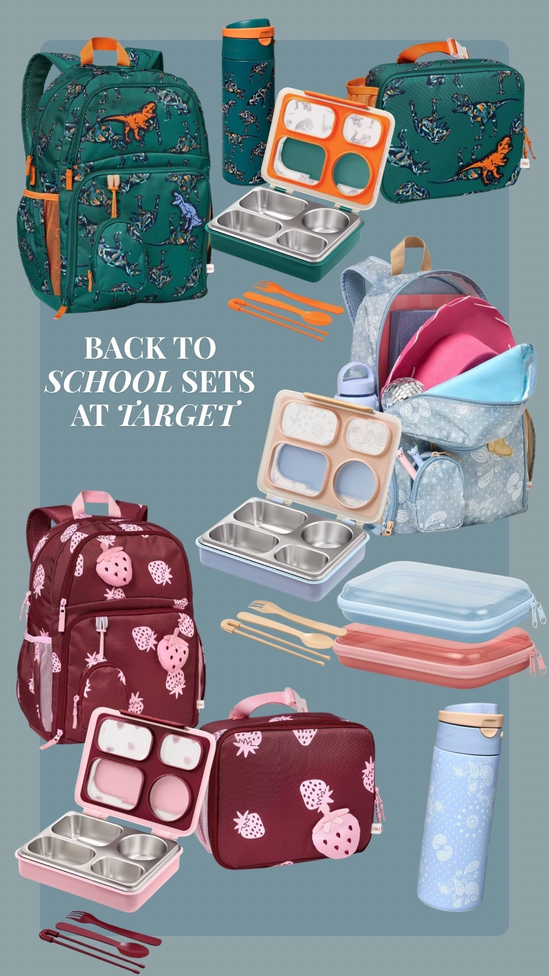Back to school finds from Target. $12 Stainless steel lunch containers and water bottles!

#LTKSaleAlert #LTKHome