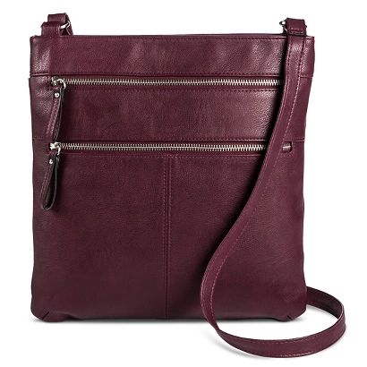 Women's Crossbody Handbag with Double Zipper Detail - Merona™ | Target