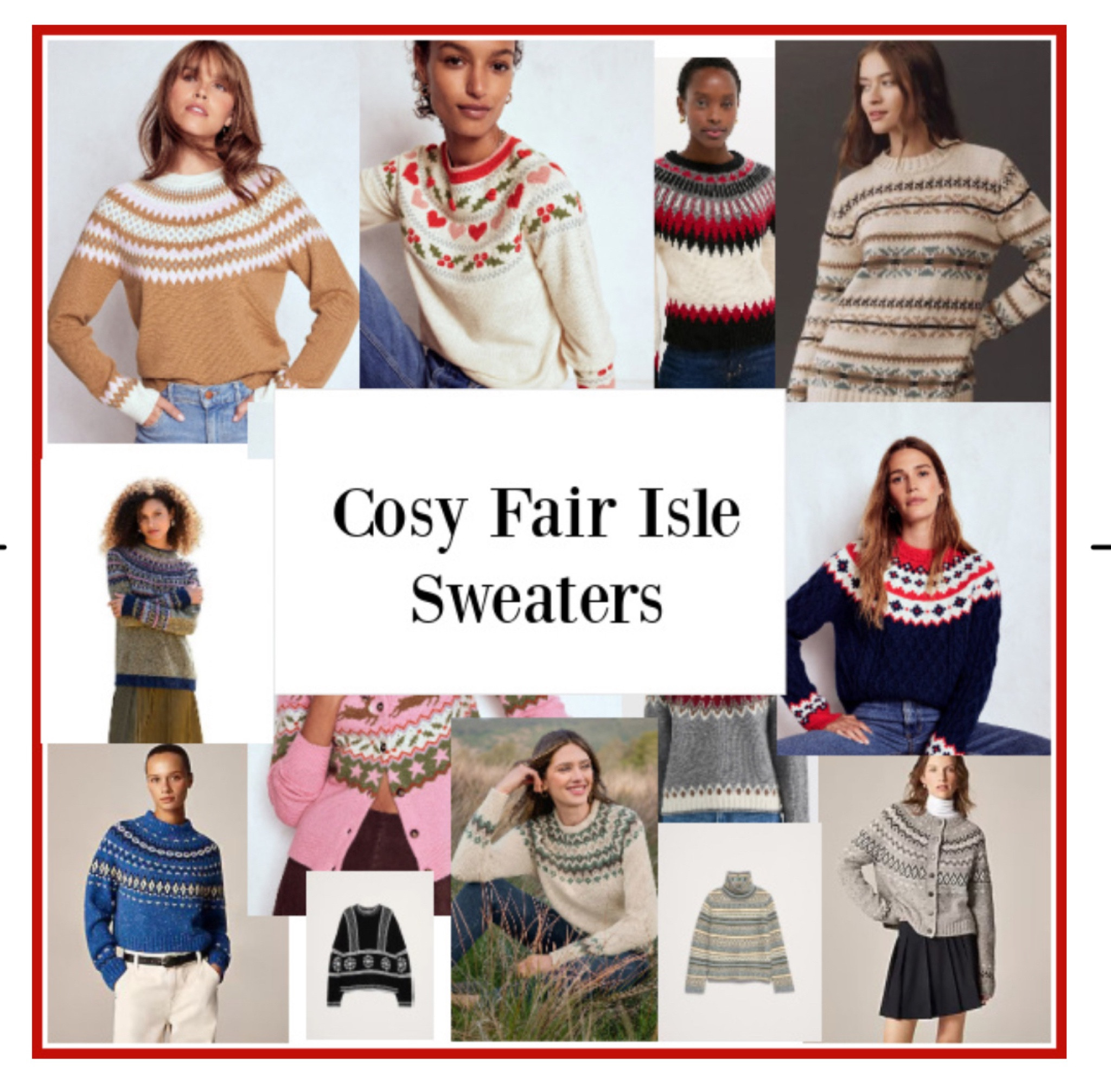 It’s sweater weather! Add a cozy fair isle sweater to your fall and winter wardrobe.


#LTKSeasonal #LTKstyletip #LTKover40