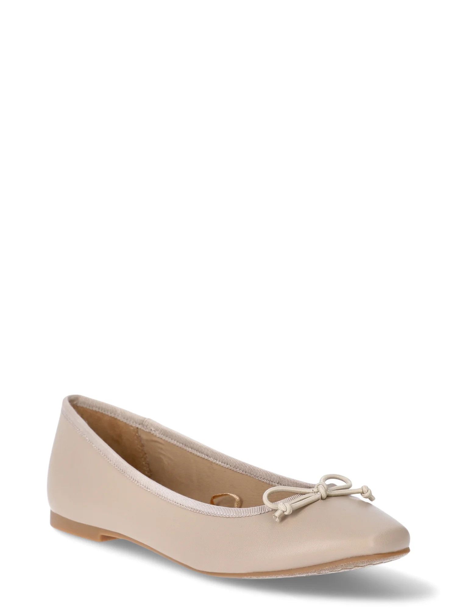 Time and Tru Women's String Bow Ballet Flats | Walmart (US)