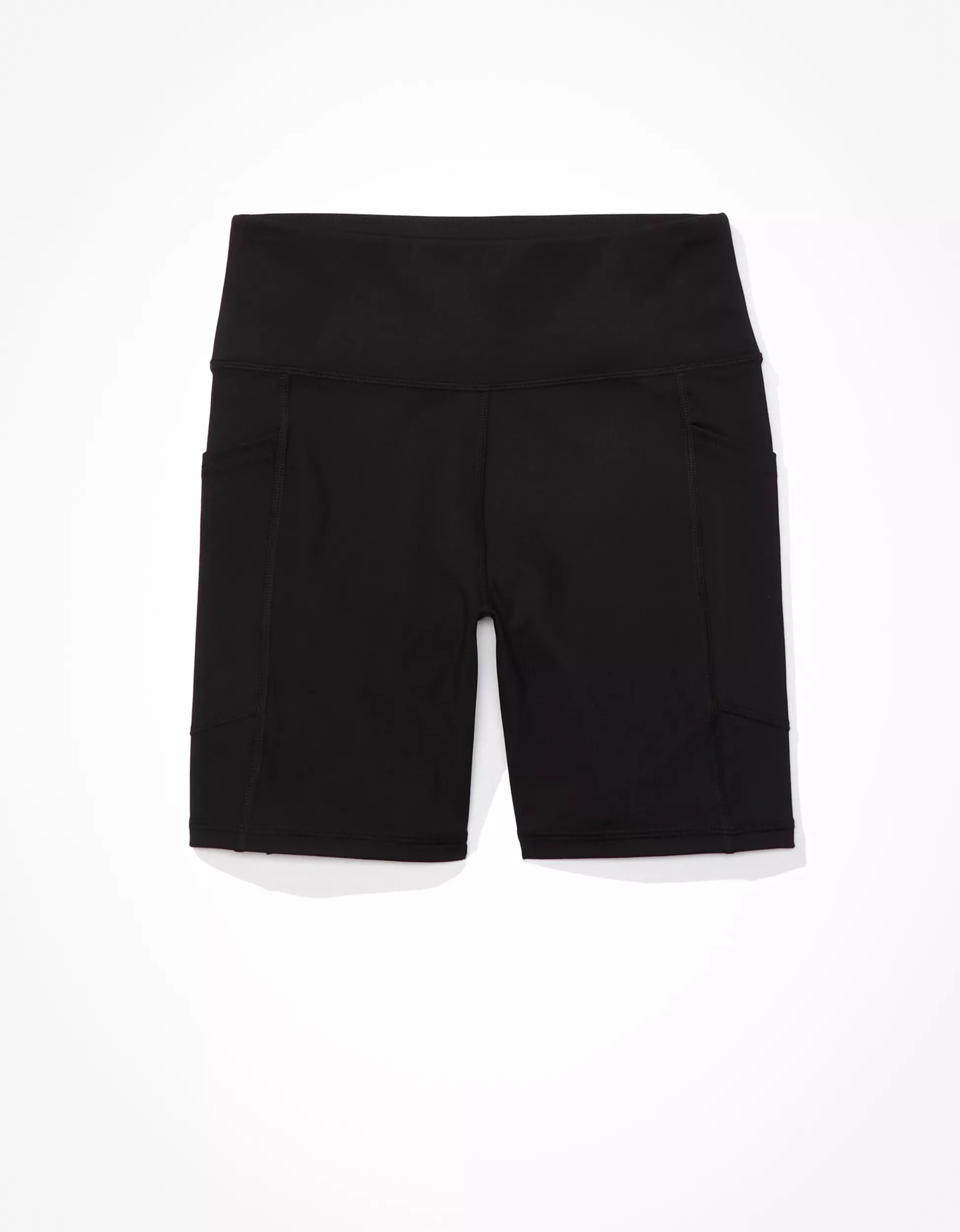 AE Everything Pocket Fleece Super High-Waisted 6" Bike Short | American Eagle Outfitters (US & CA)