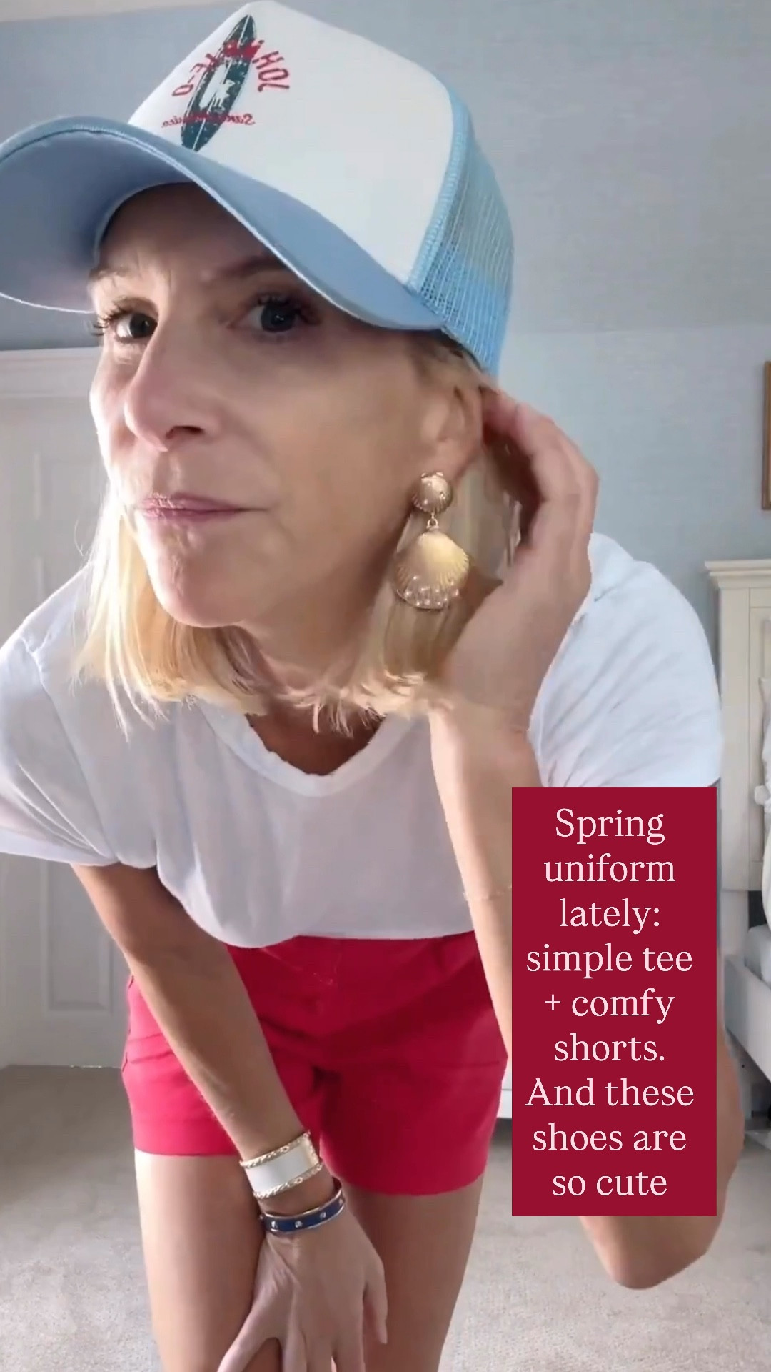 Easy spring outfit I keep reaching for: a simple tee and these shorts. And these shoes are so cute 

#LTKootd #LTKOver40 #LTKgrwm