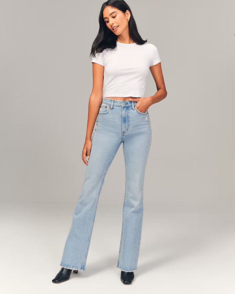 High Rise Vintage Flare Jean | Abercrombie & Fitch (US)