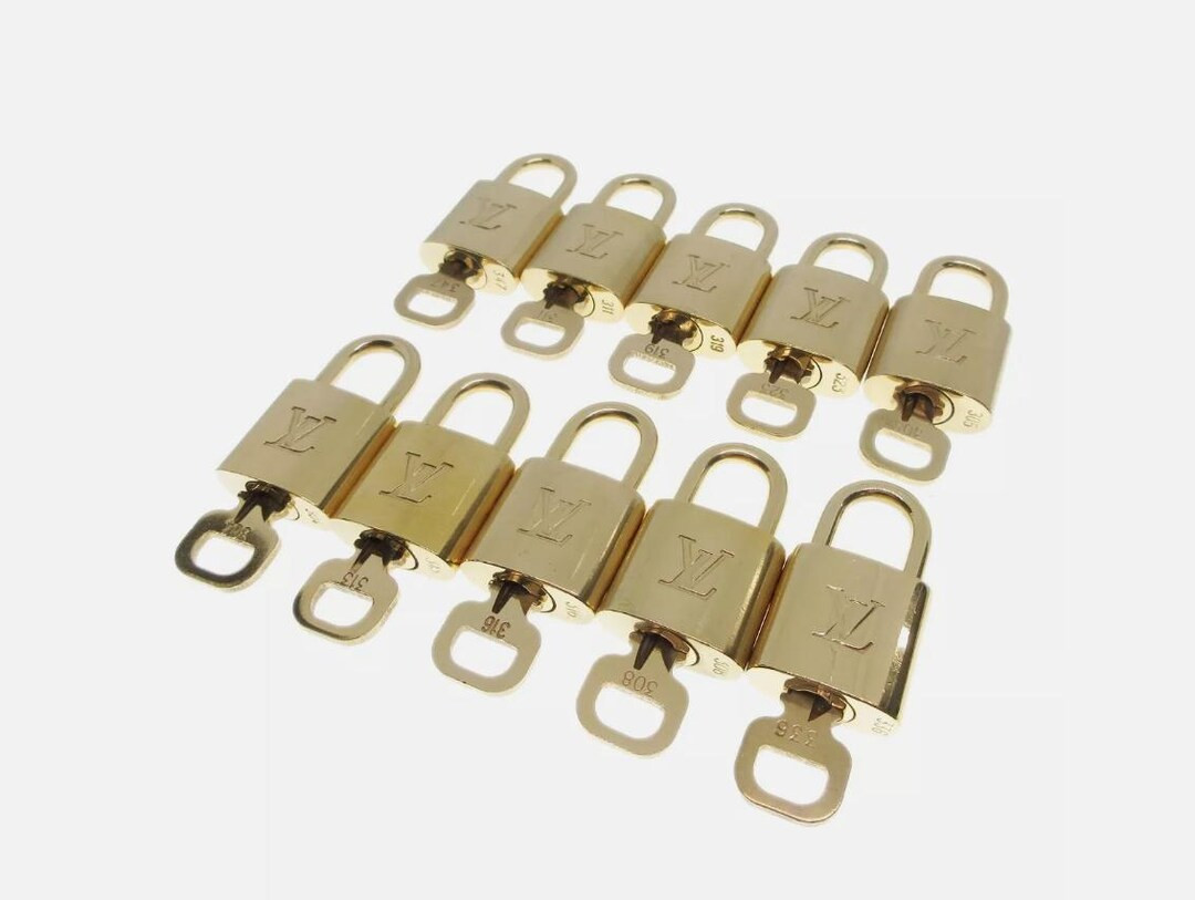 USA SELLER POLISHED! One Authentic Louis Vuitton Gold Lock Key 304 305 308 311 313 319 323 316 33... | Etsy (US)