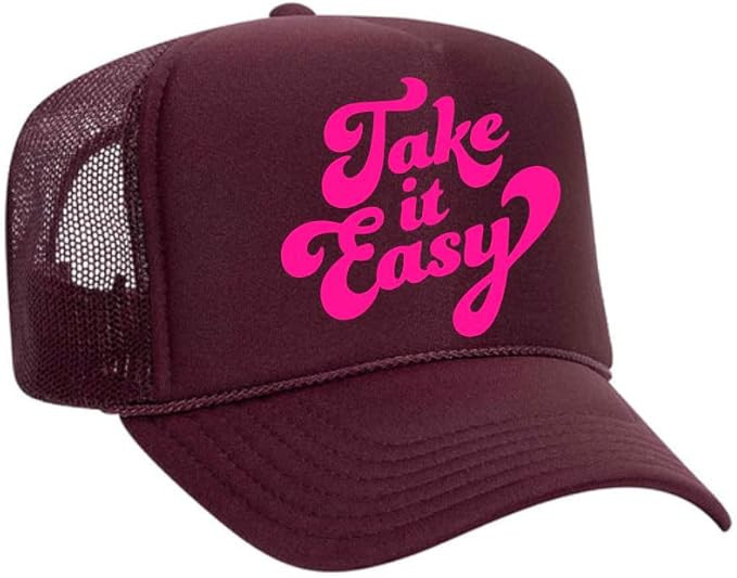 TAKE IT Easy Neon Trucker Hat | Amazon (US)