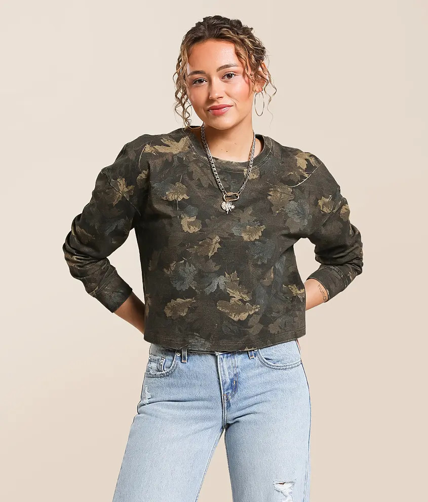 Oversized Boxy Camo T-Shirt | Buckle